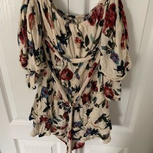 off the shoulder romper
